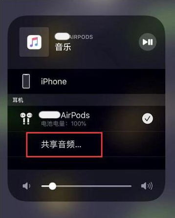 甘孜苹果14音频维修点分享iPhone14音频共享设置方法 