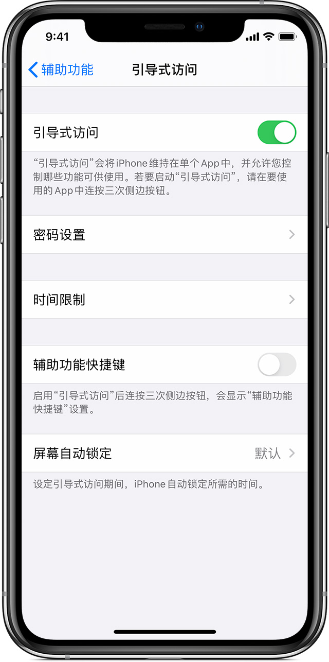 甘孜苹果手机维修分享如何在 iPhone 上退出引导式访问 